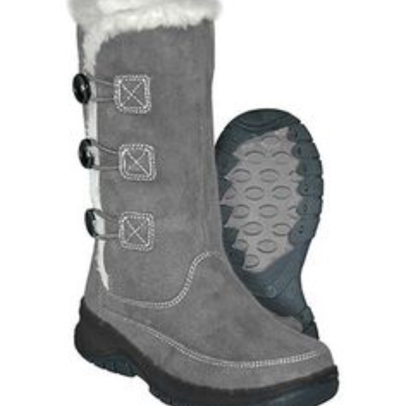 NWOT Itasca Sol Vista Gray Suede Winter Boots - Picture 1 of 8